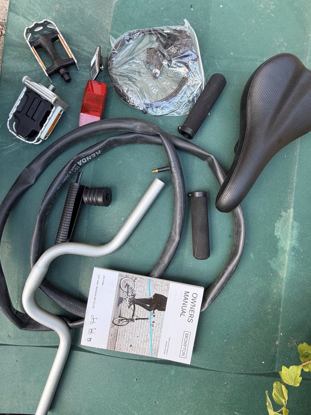 BROMPTON S2LX Superlight in raw lacquer with modifications