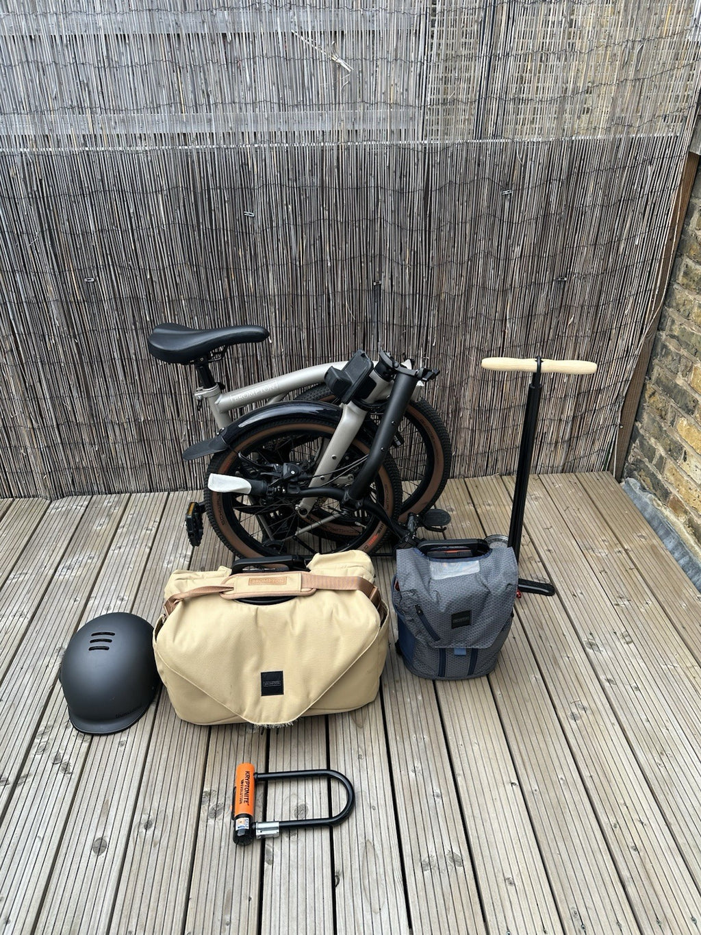 Brompton G Line 4 Speed Trail dust White Medium