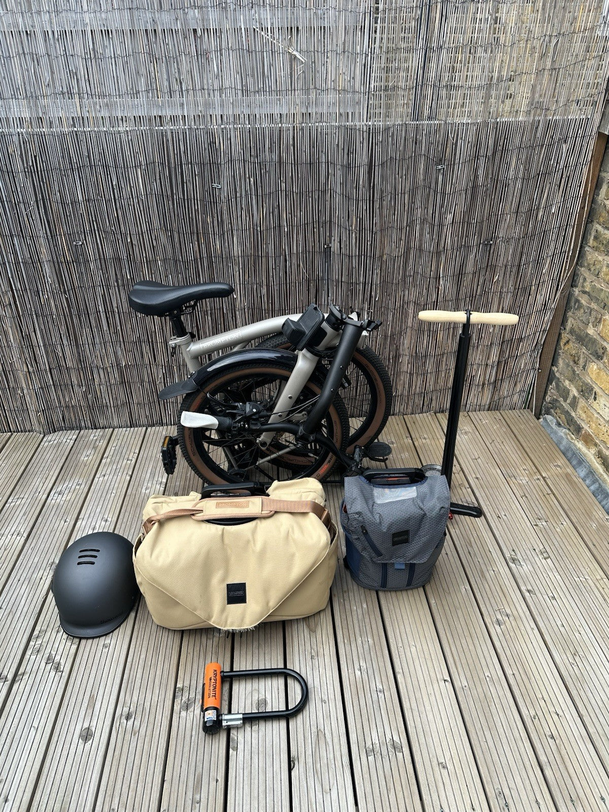Brompton G Line 4 Speed Trail dust White Medium