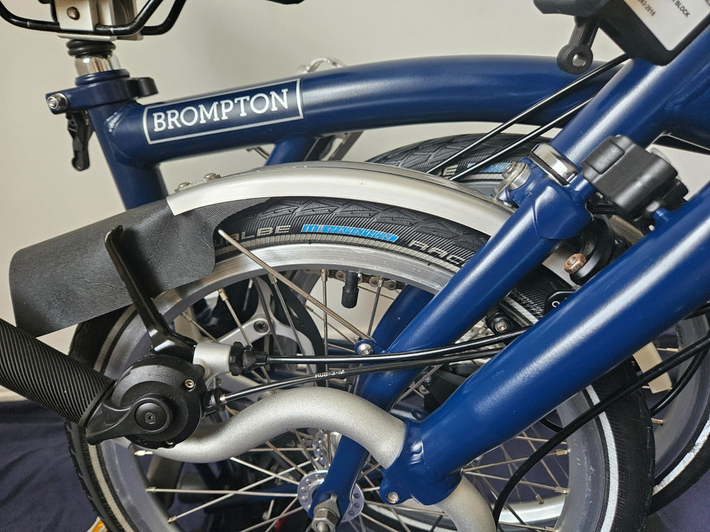Brompton M3L - 3 Speed - C Line - Mid- Tempest Blue