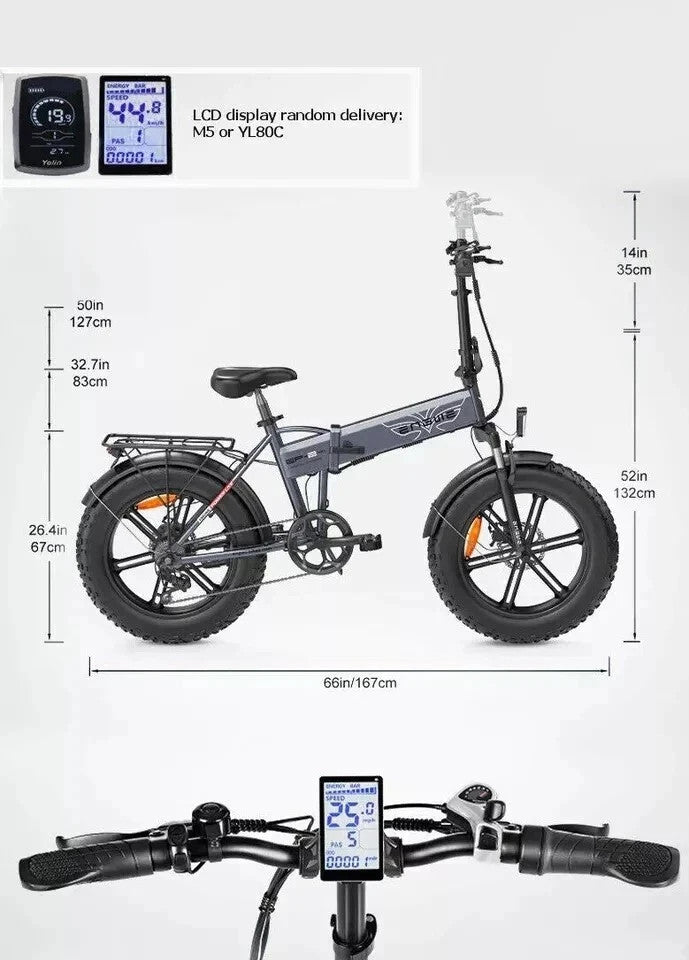 ENGWE EP-2 Pro Boost Folding Bike 120 km Range