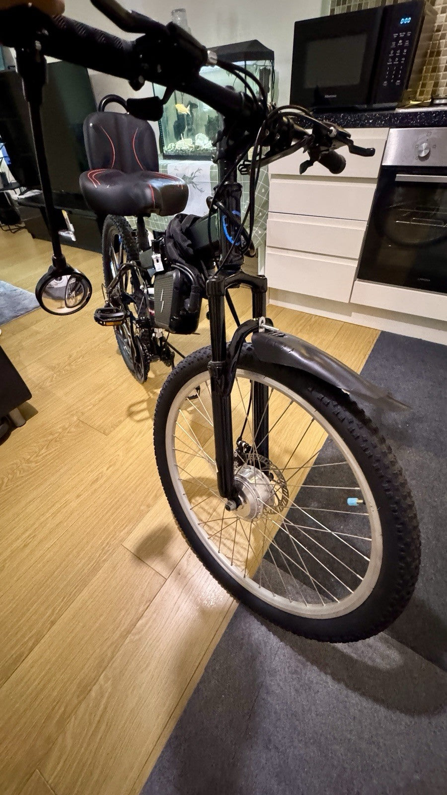 Folding Mountain Bike 27.5" Swytch GO++ 60 Miles Mint Condition