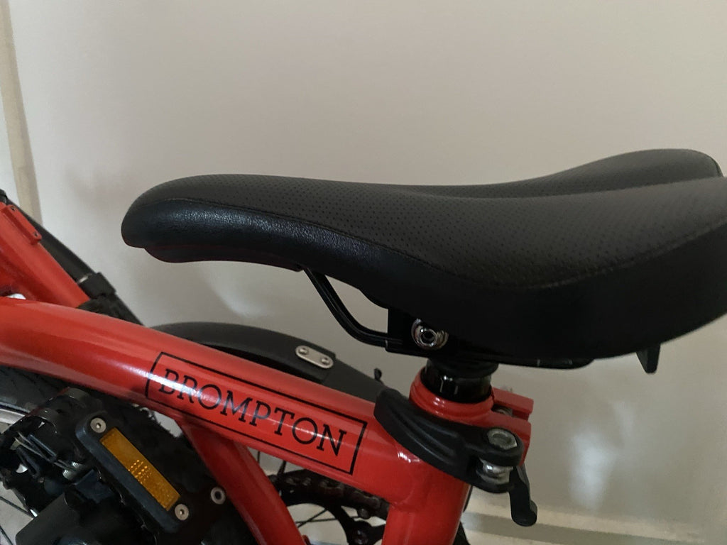 Brompton M6L Black Edition 2020 Folding Bike 6 Speed Red/Black