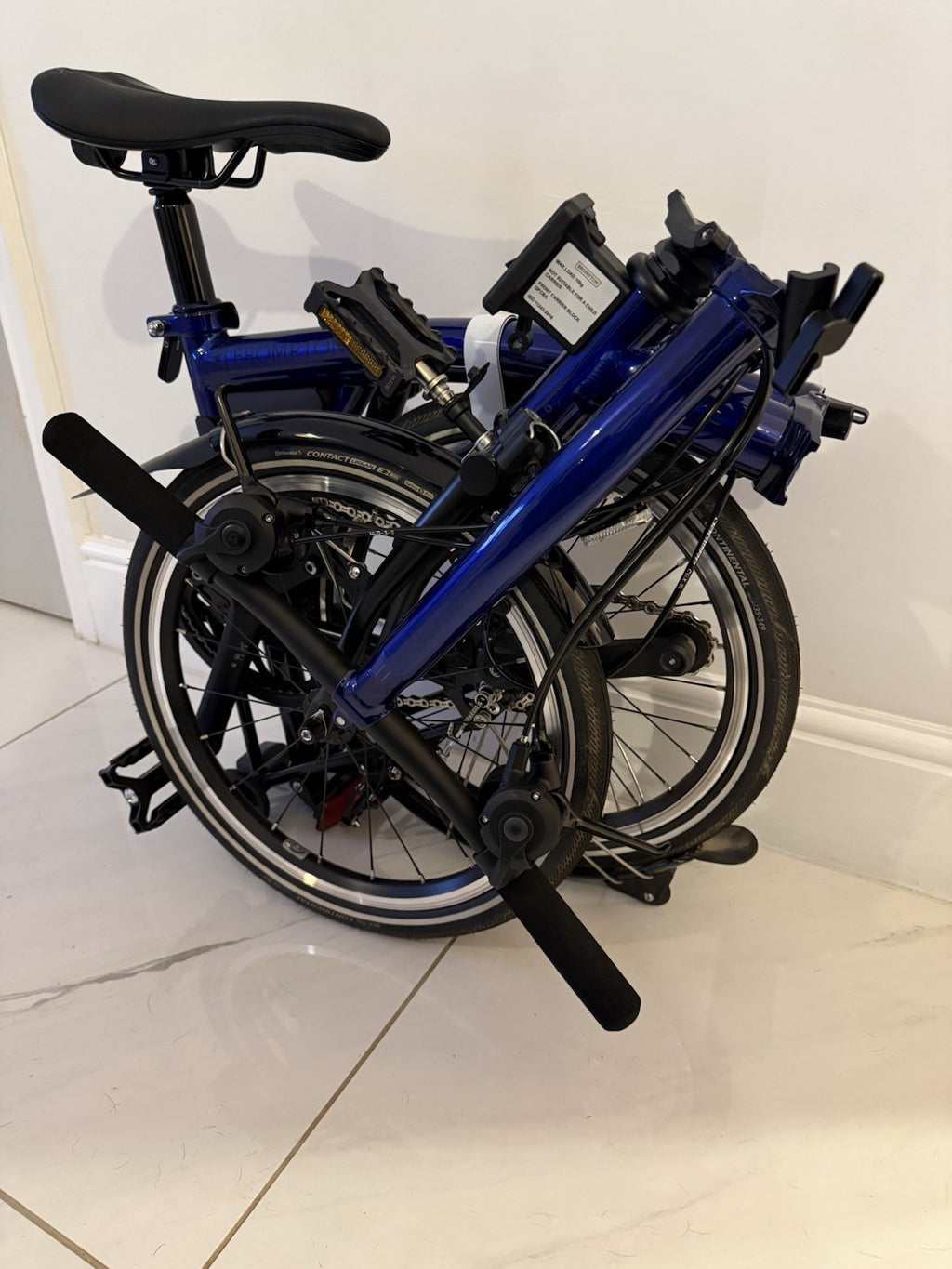brompton p line 12 speed - Blue Lacquer