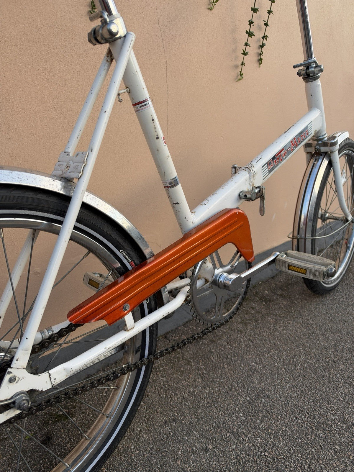Vintage 70’s Auto-Mini Folding Bicycle Bike Cycle Fold Up Folder Compact London