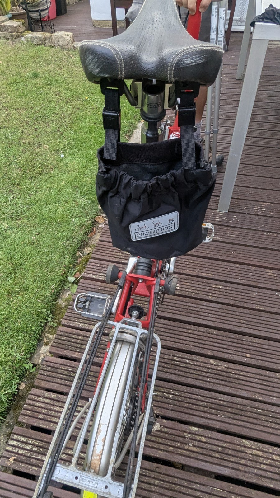 Brompton Folding Folder Bike 6-Speed, Red