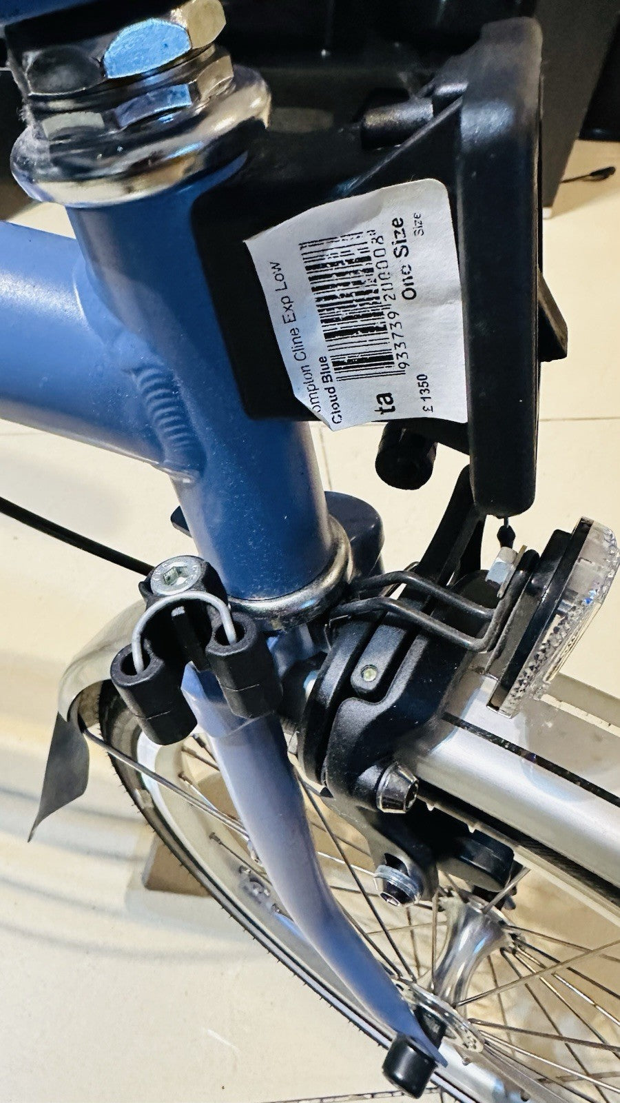 Brompton C Line Folding Bike 6-Speed, Low Handlebar, 2022 Model