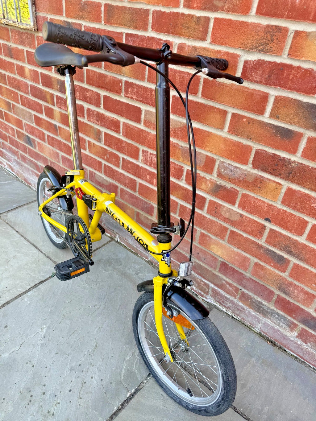 Unisex Mens Womens Yellow Neo Bike - Bike in Bag Folding Bike