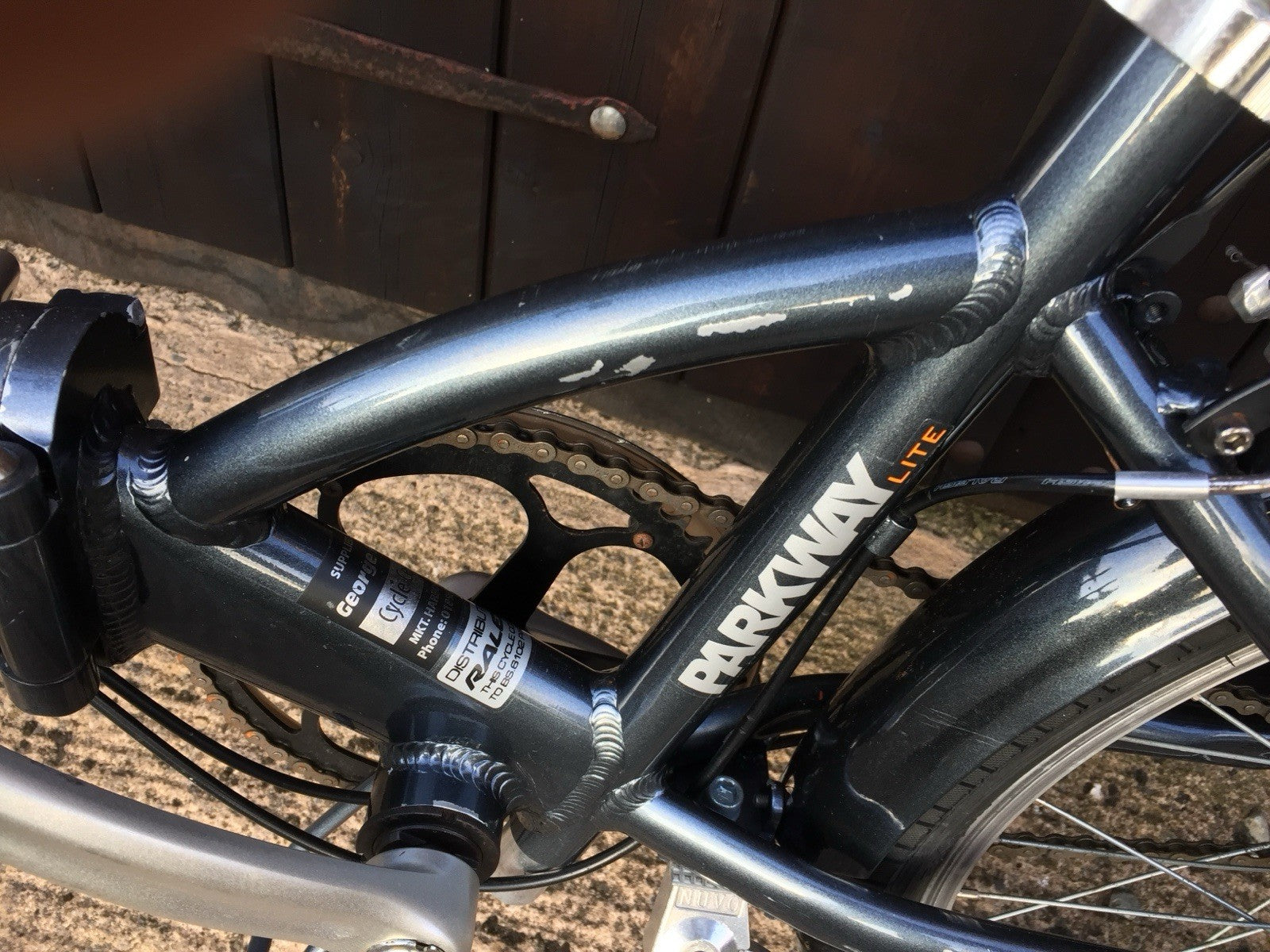 Raleigh Aerlite aluminium folder.