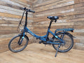 Raleigh Evo Electric Folding Bike 20 Inch Shimano Gears Blue No Battery