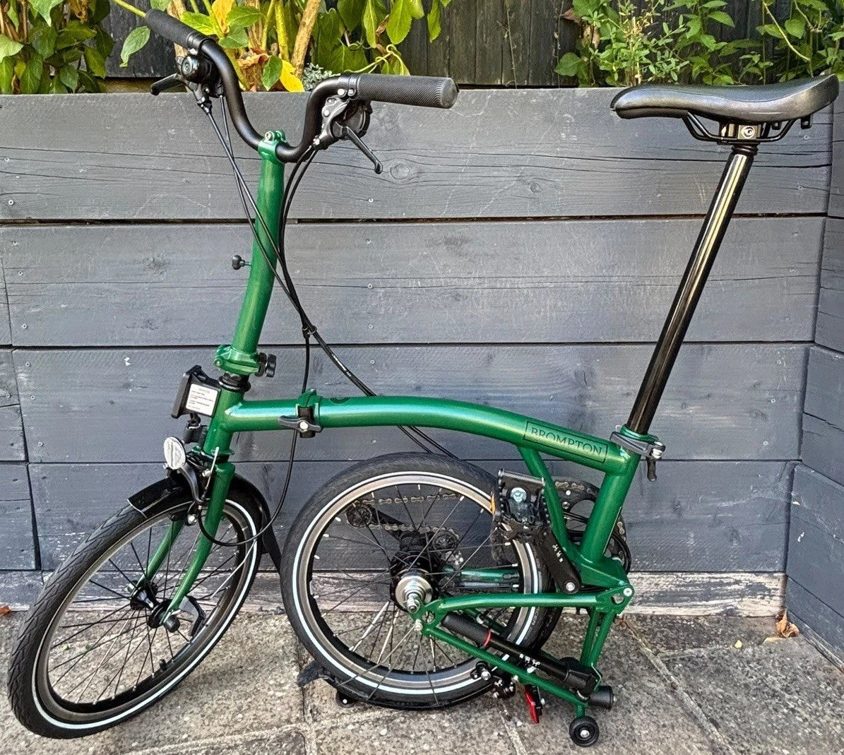 2023 Brompton C Line M6L Black Edition Folding Bicycle 6 Speed - Used Condition
