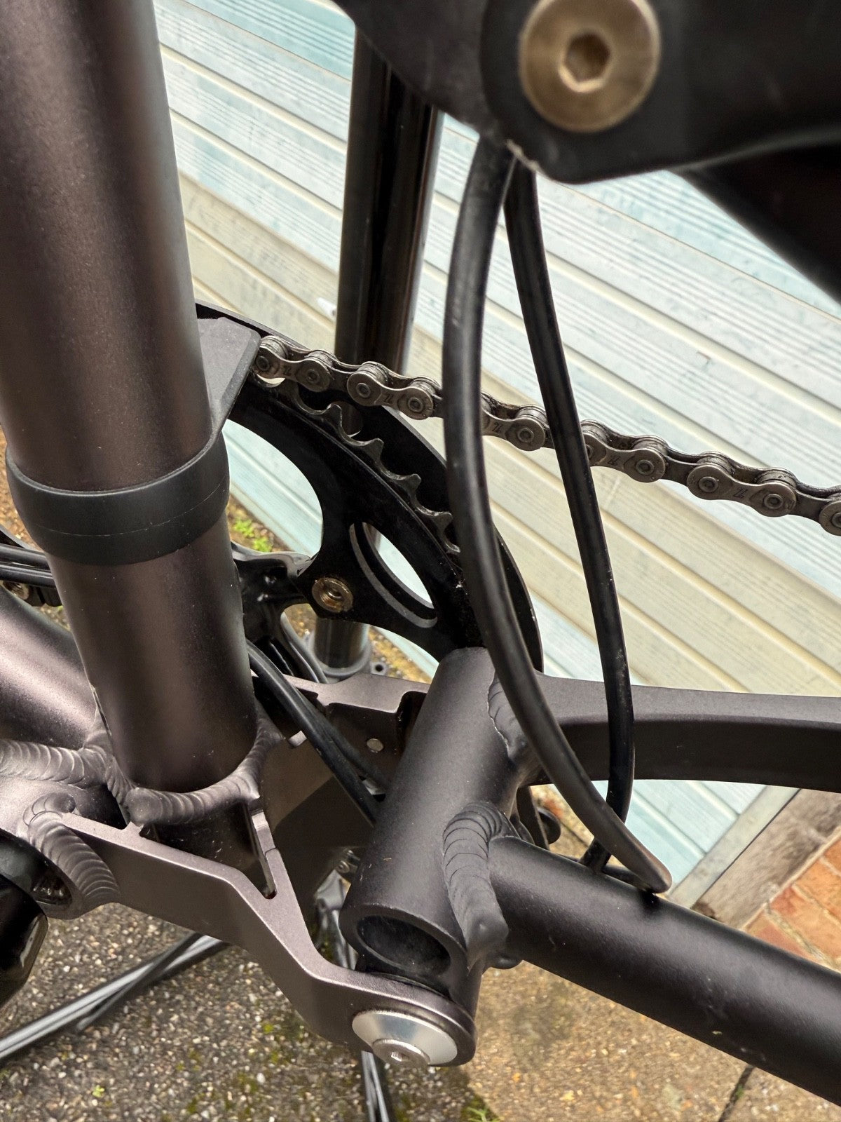 Mezzo D9 folding bike graphite grey very good original condition