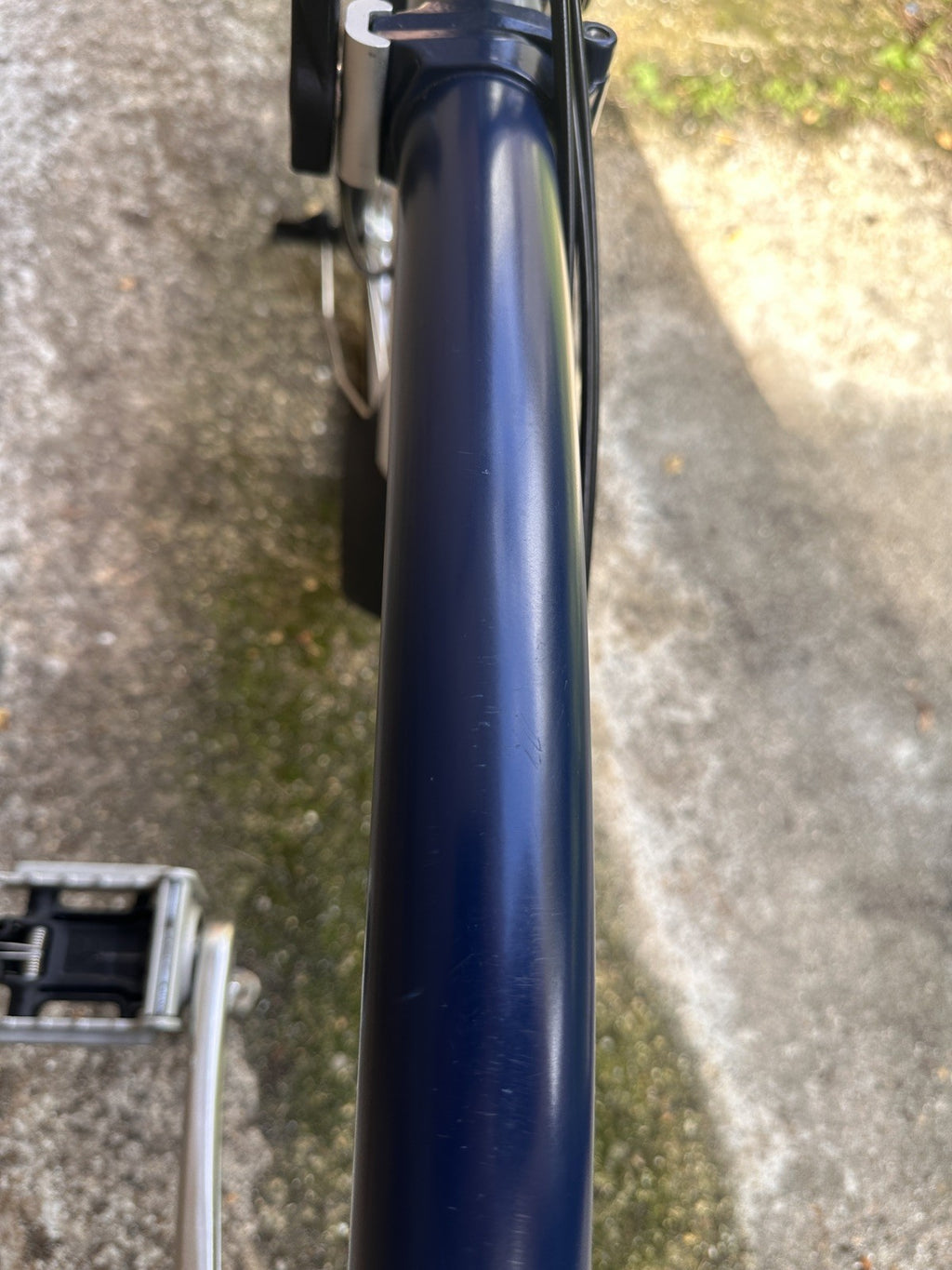 Brompton C Line Explore 2024 6-Speed, Tempest Blue, Excellent Condition, Lights