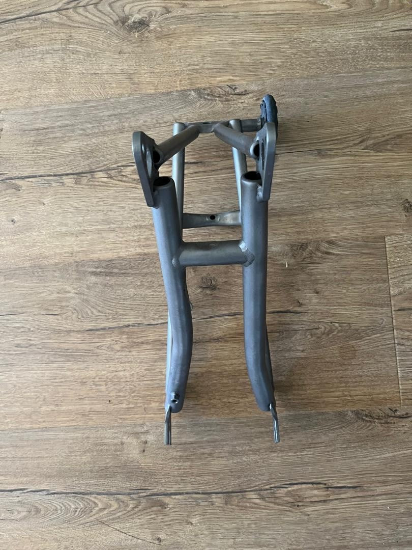 Original Brompton titanium rear triangle