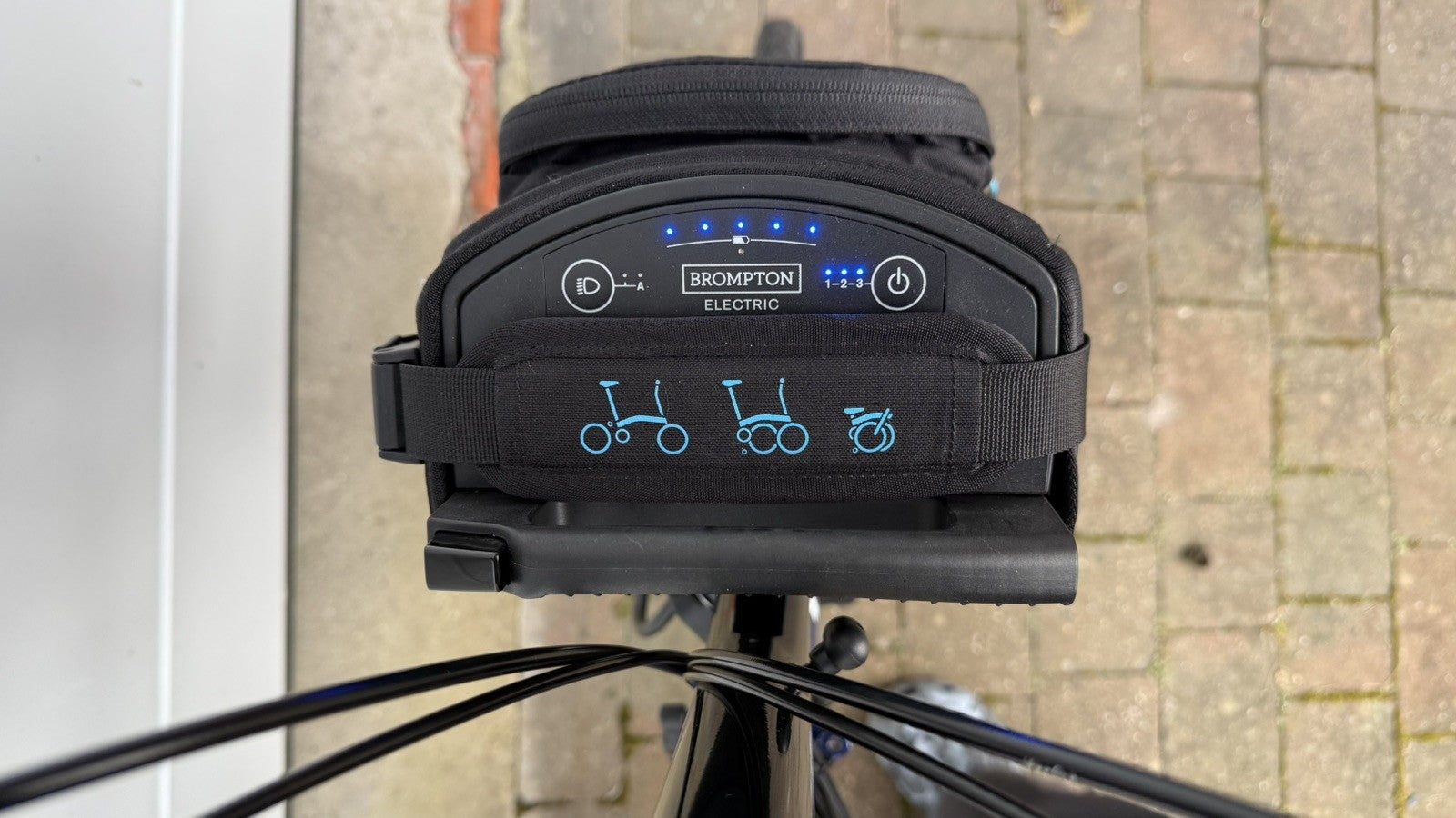 Brompton - C Line E-Folding Bike - M6L -Bolt Blue Lacquer - Near Mint Condition