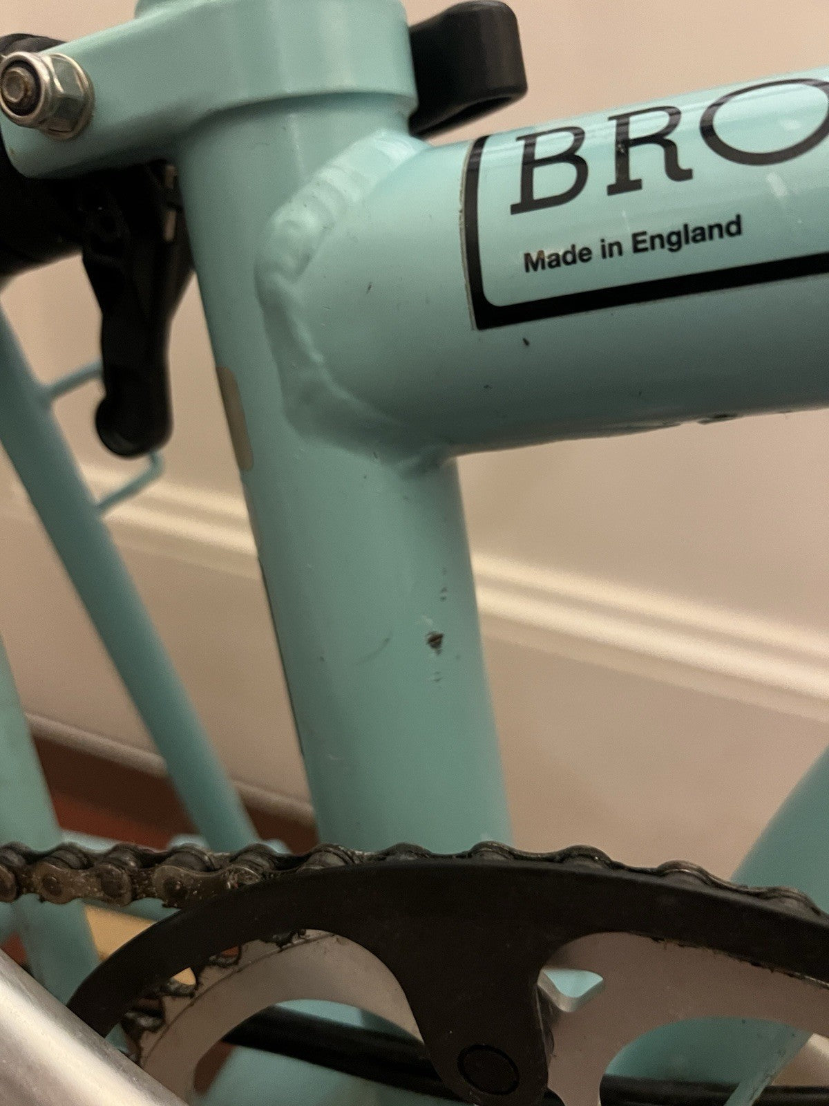 Brompton M3L Folding Bike Blue with Carry Bag