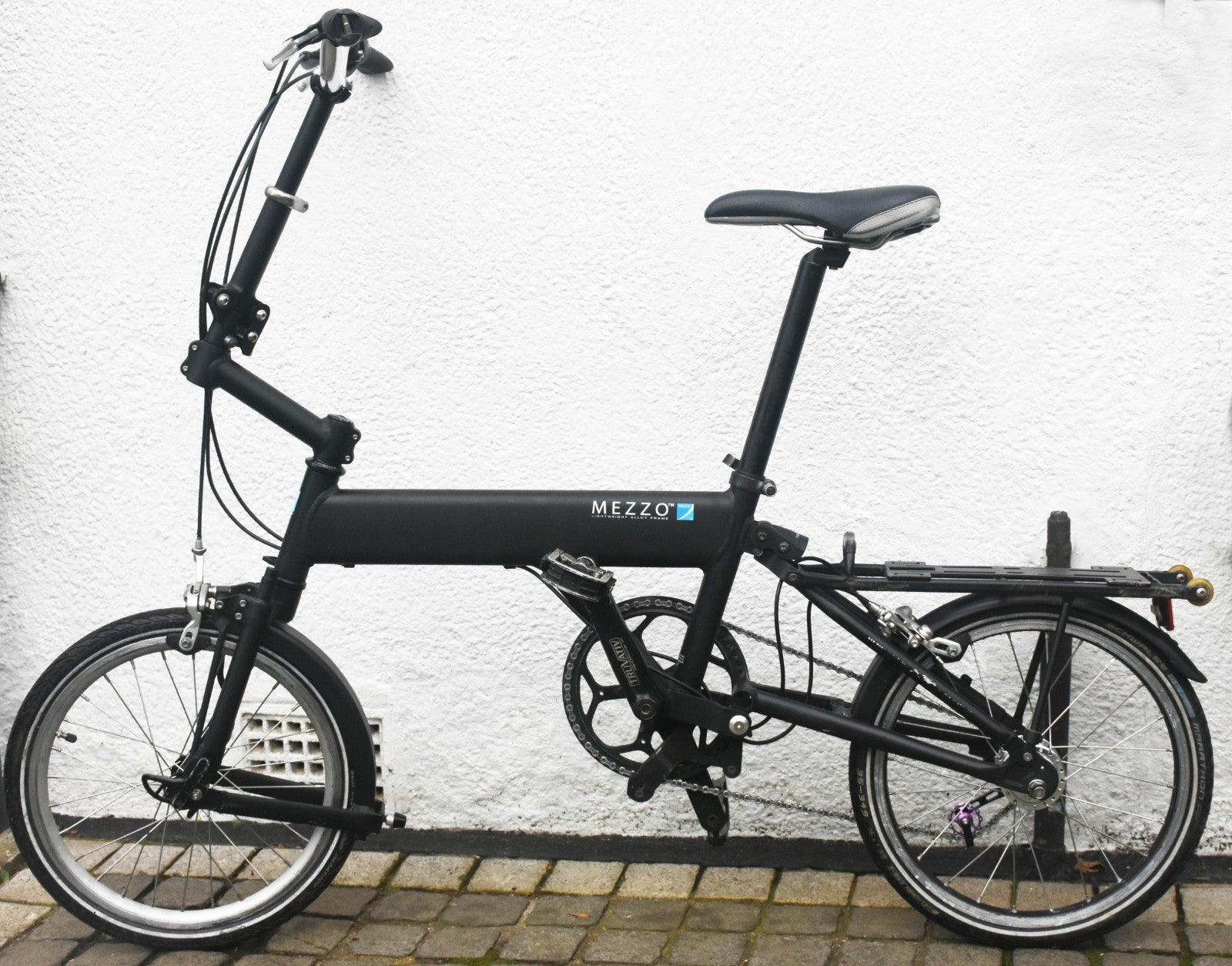 Mezzo 3 Speed Sturmey Archer Geared Folding Bicycle - Good Conditionh