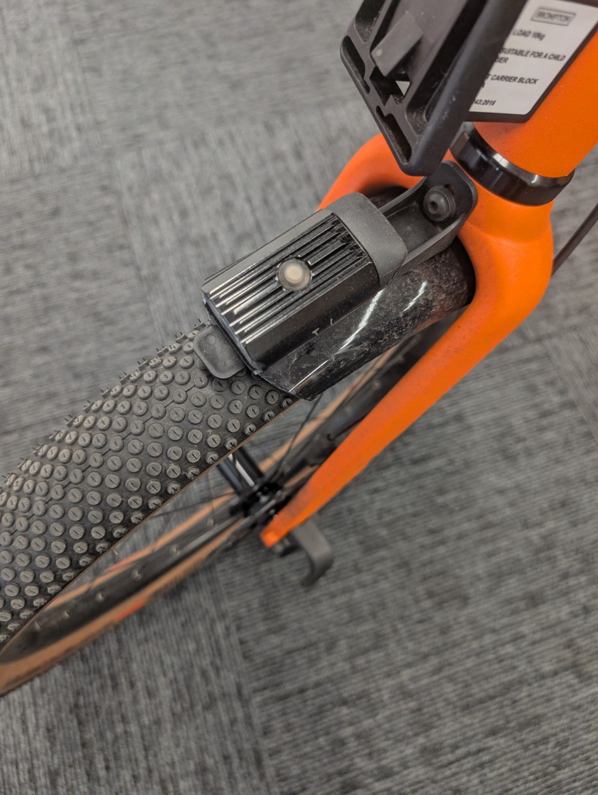 Brompton G Line 8-Speed Large Orange Excellent Condition