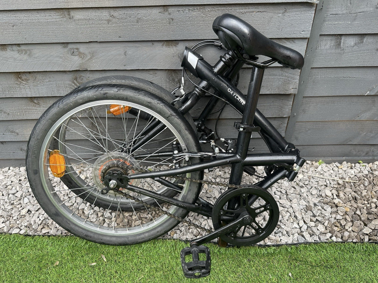 BTWIN 100 Folding Bike 20-inch, Black