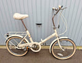 Vintage 1986 Unisex Adults Men's Women's White Raleigh Compact Folding Bike