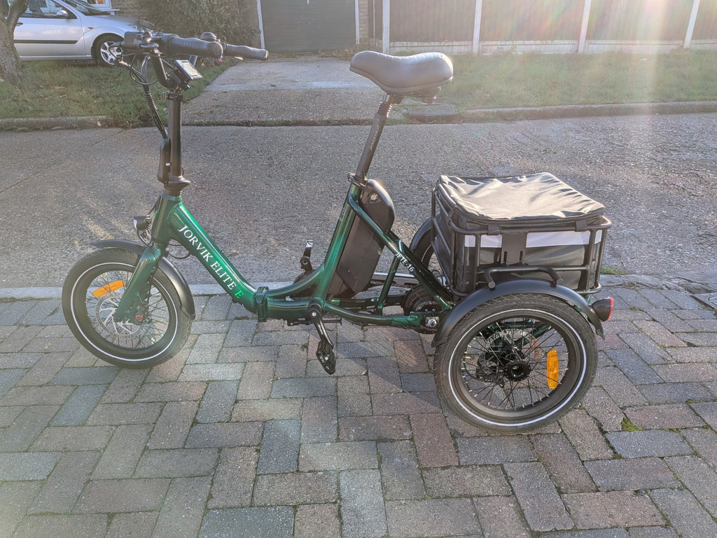Jorvik Elite  Folding Compact Tricycle Jet-16.Ex Demo.24 Miles Usage,L@@k