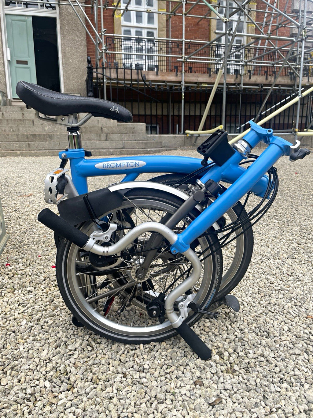 Brompton M6L-X Superlight Titanium 6 Speed - Tempest Blue - Excellent Condition