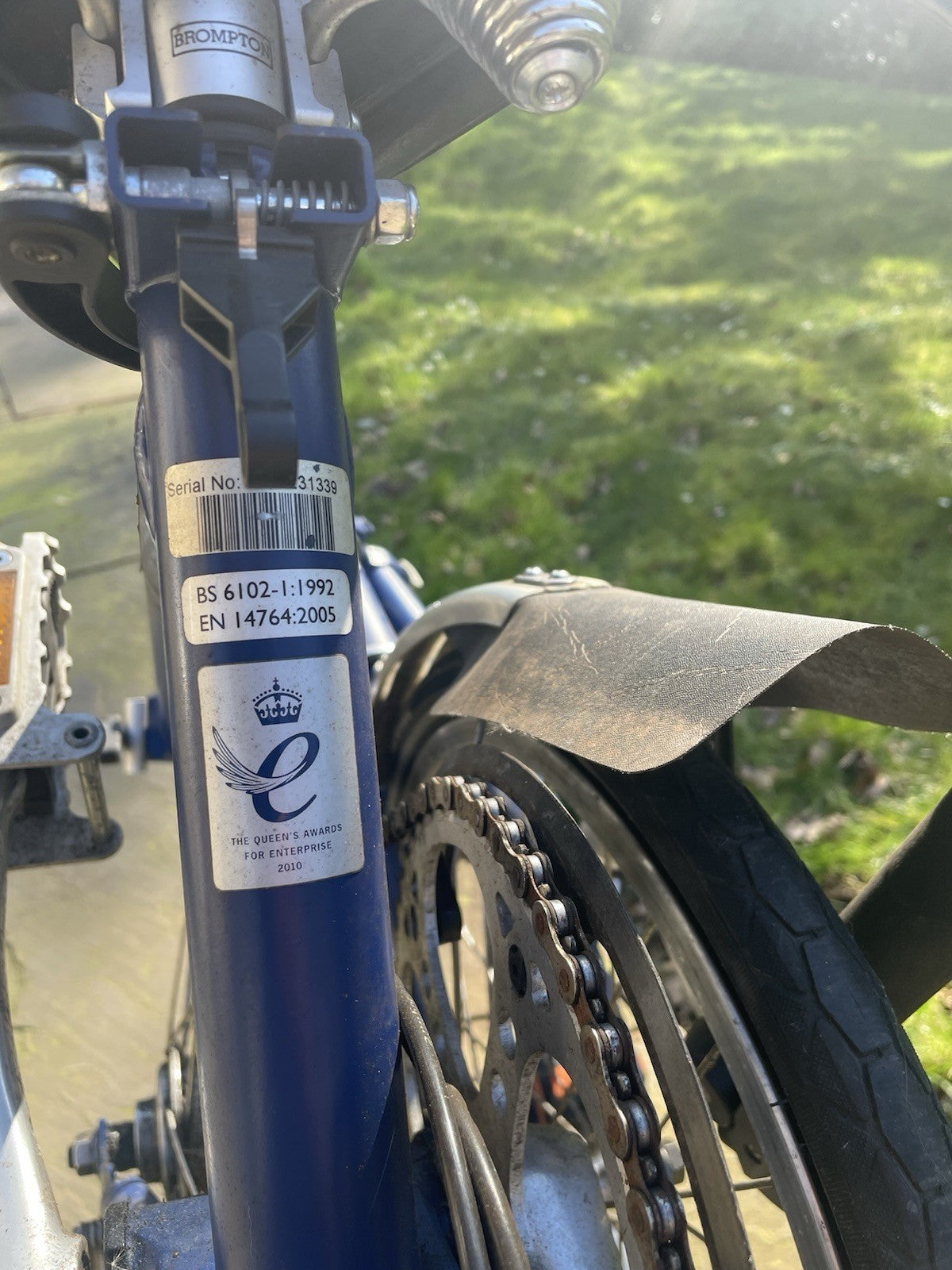 Brompton M3L Folding Bike 2013 – Needs TLC – Genuine Brompton – Collection”