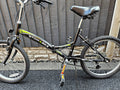 Stowabike City Folding Bike 20in Wheels 6-Speed Black/Green/White