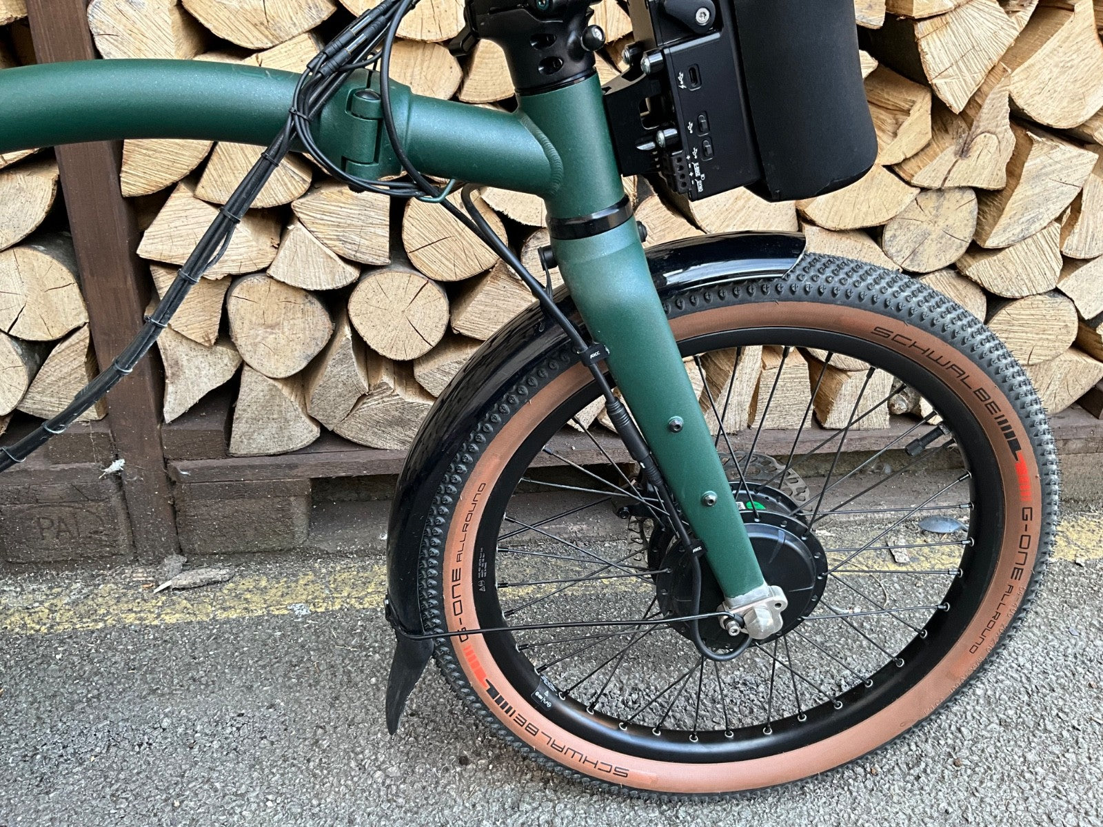 Brompton G Line Forest Green Large. Rohloff - ARCC conversion