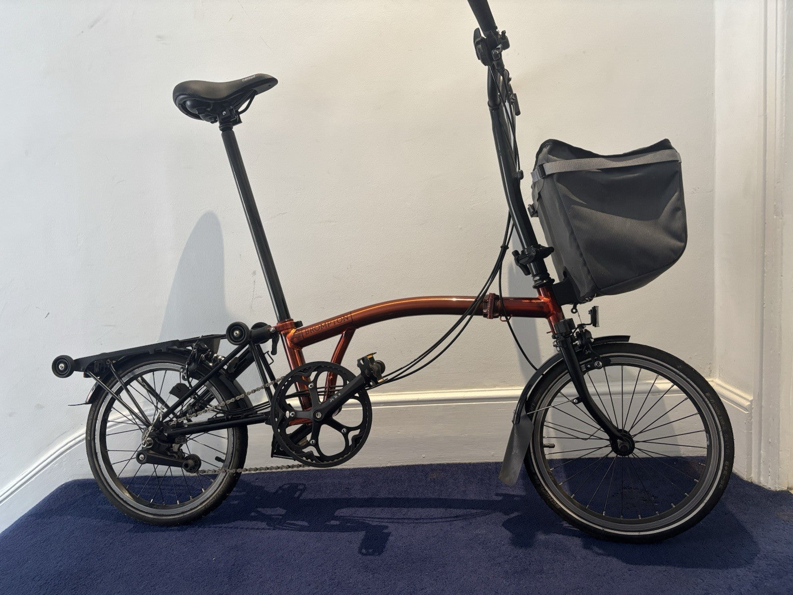 Brompton Folding Bike H6L Limited Edition Flame Lacquer  C-Line