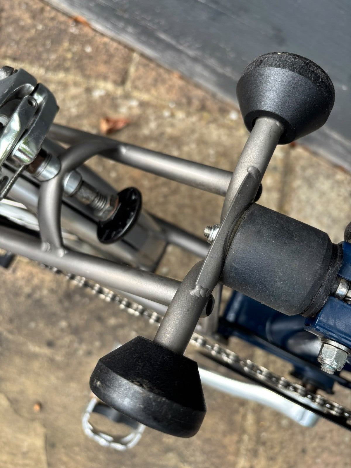 Brompton M3L-X Titanium C Line 3 speed Tempest Blue - Excellent Used Condition