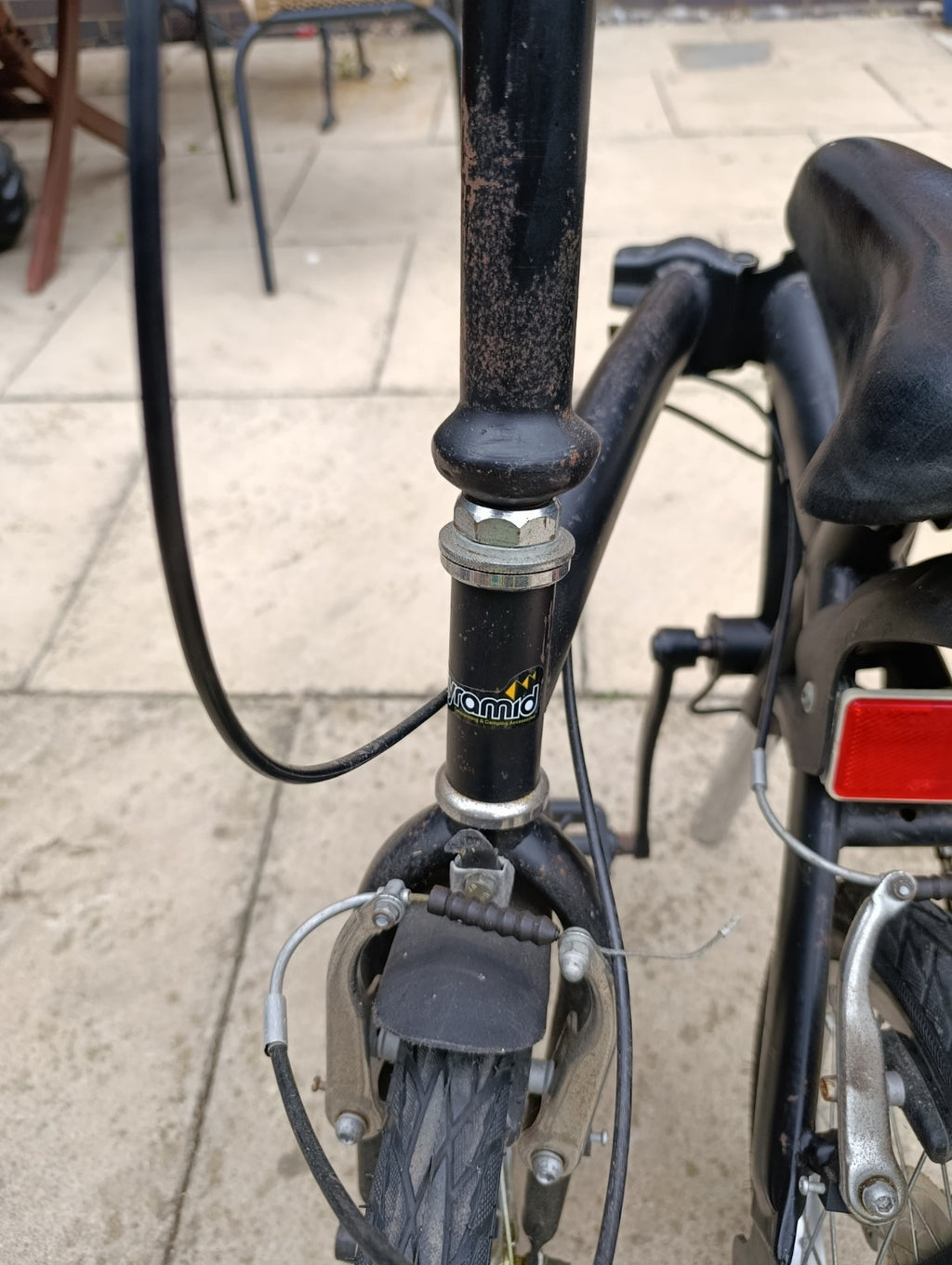 2 Folding Bikes, 5 speed. 16 inch wheels. Used.