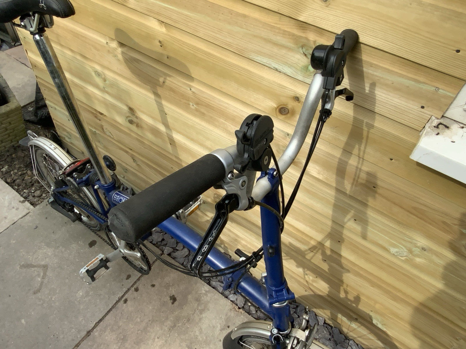 Brompton Folding Bike 3-Speed Blue,  A Bit Dusty As Has Been In Storage A While