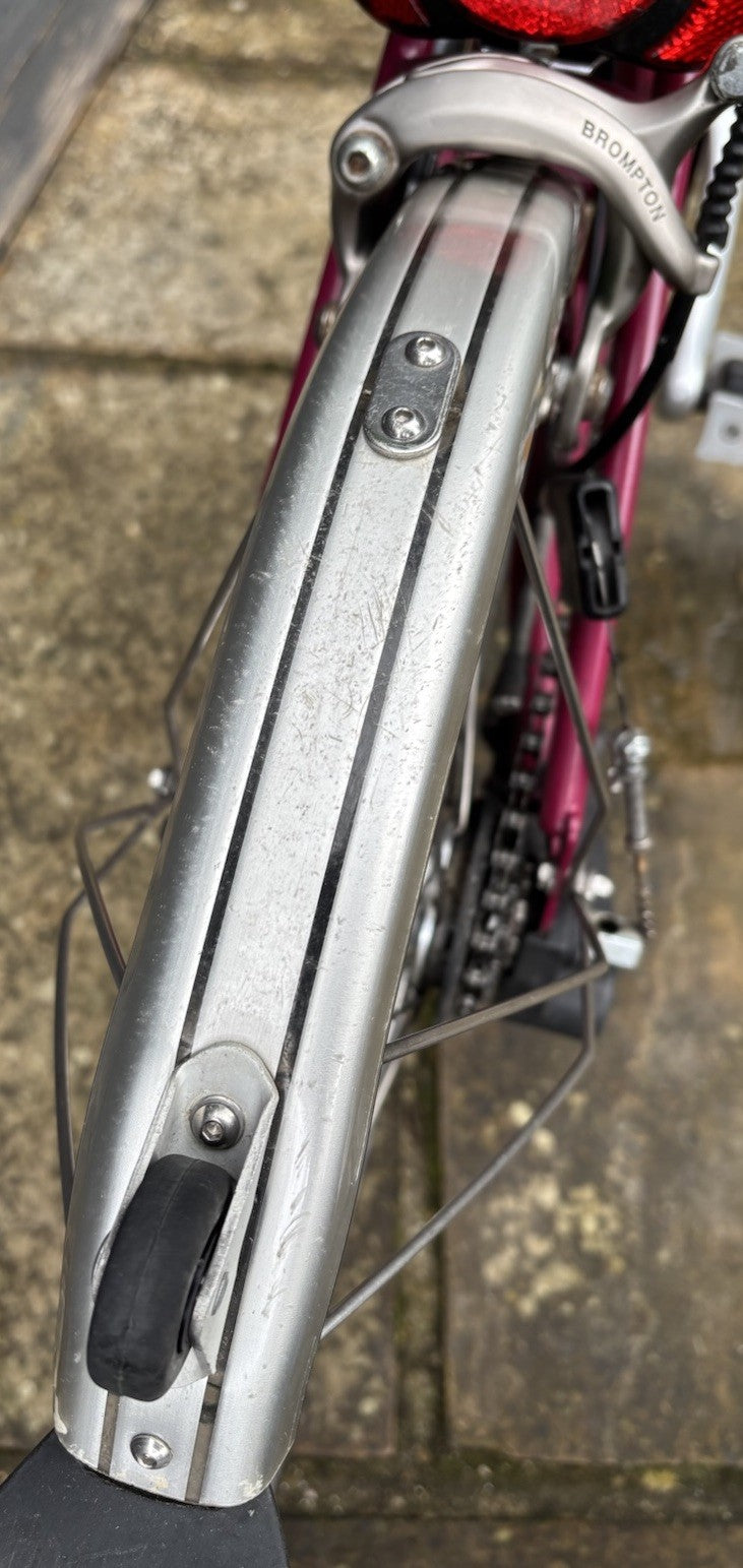 Brompton M6L in Berry Crush Folding bike C Line Equivalent - Leisure Use Only