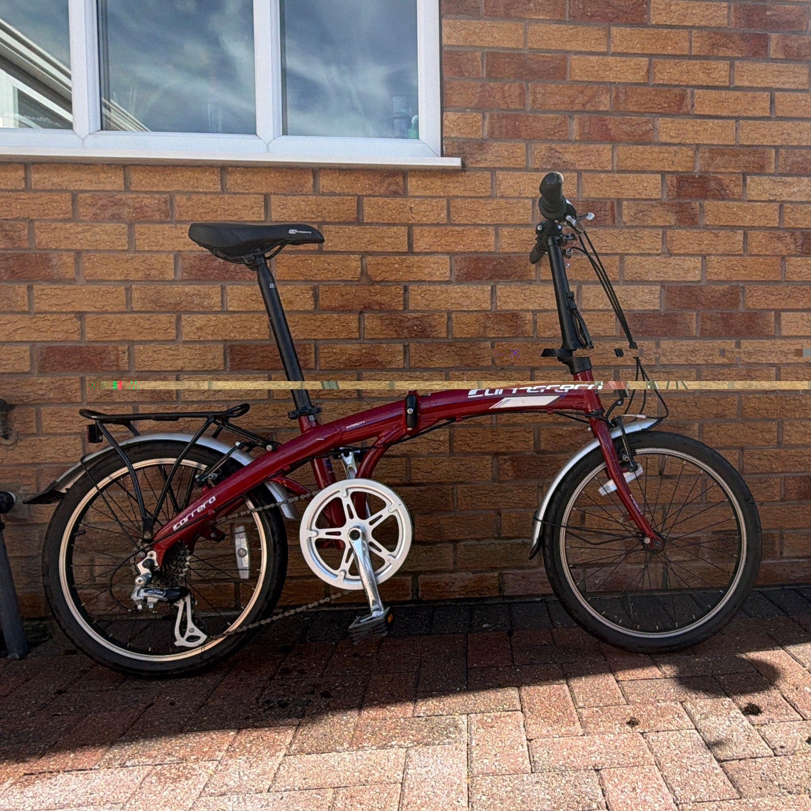 Carrera Intercity - folding bike (Rear luggage rack included Mudguards fitted)