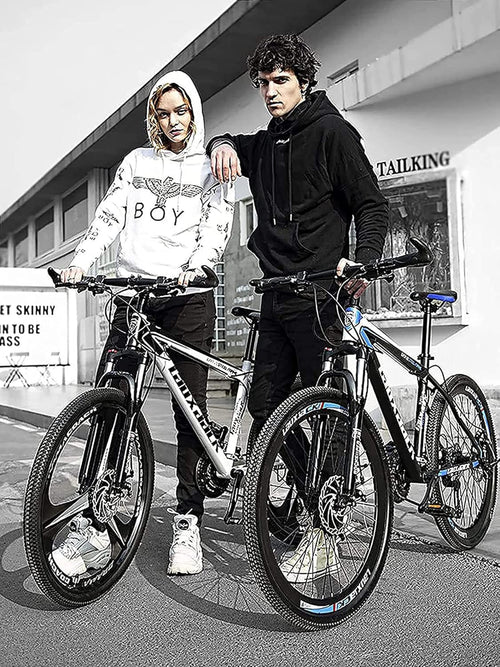 26 '' Folding Mountain Bikes, 21 24 27 30 Speed Mtb Bikes, Full Suspension 26 In