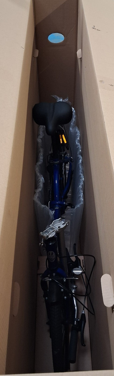 Apollo Tuck 6 Speed 20″ Aluminum Folding Bike - One Size - Blue (Damaged)
