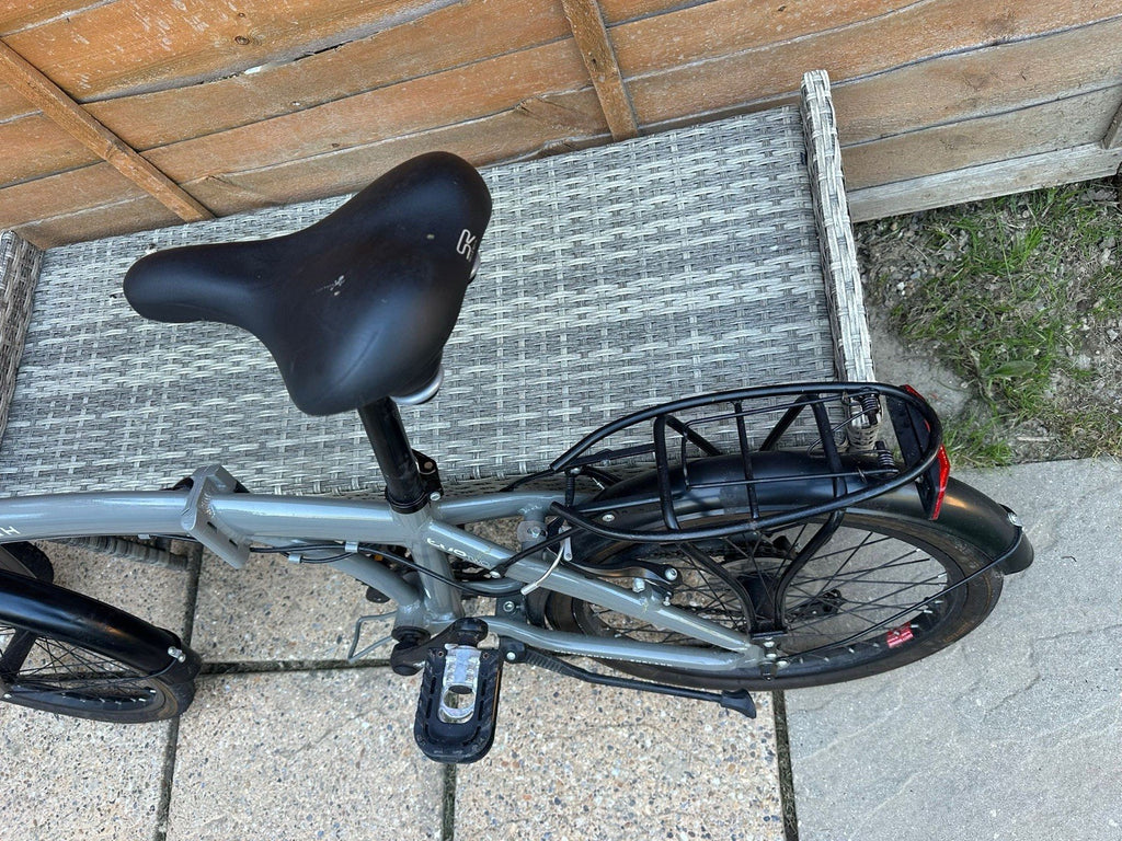 Raleigh Evo 2 Fold Up Grey Commuter Bike Excellent Condition Collection Only