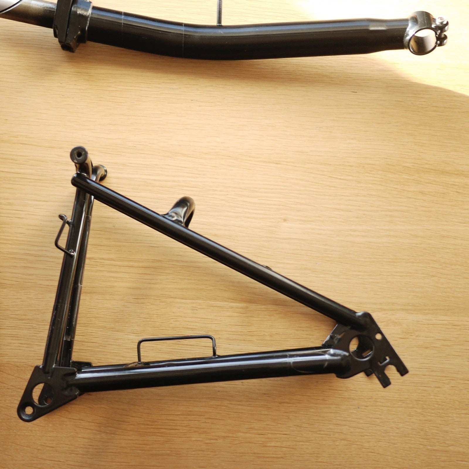Brompton Frame Component Extremities Gloss Black S Stem Fork Rear Triangle