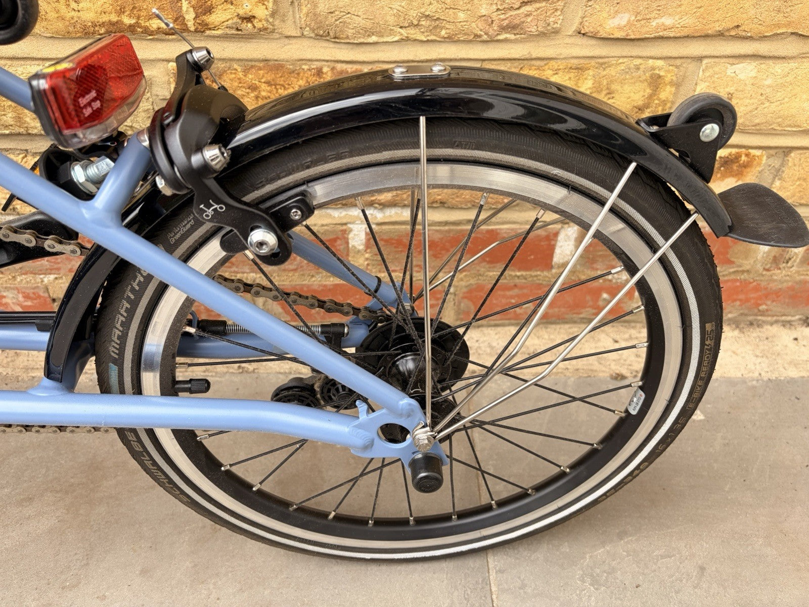 Brompton C Line 2024 2-Speed, NEW - Includes Bag Bell  In blue colour