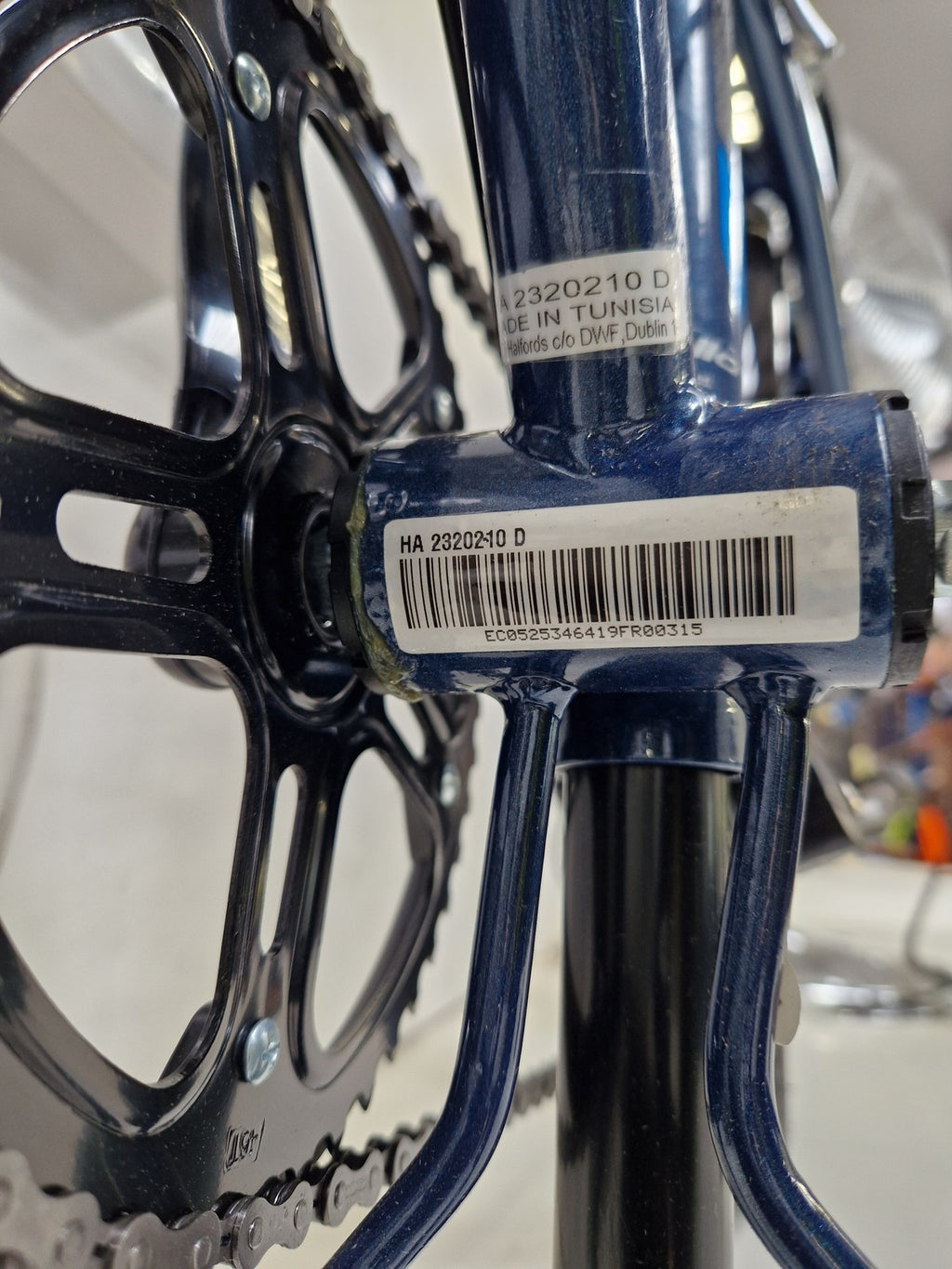 Apollo Transport Compact Folding 20" Wheels Steel Frame 6-Speed Bike - Navy A