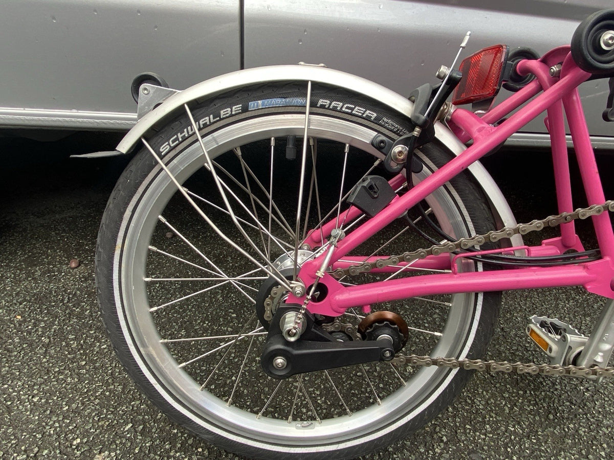 Brompton M3L  C-line Folding Bike 3-Speed Hot Pink