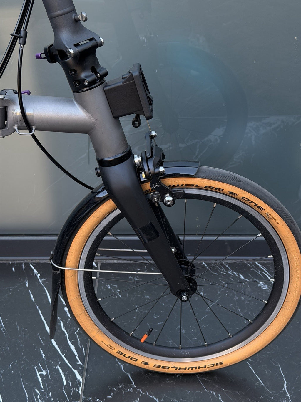 Brompton T Line Ceratech Cerakote 4 Speed Folding Bicycle Bike