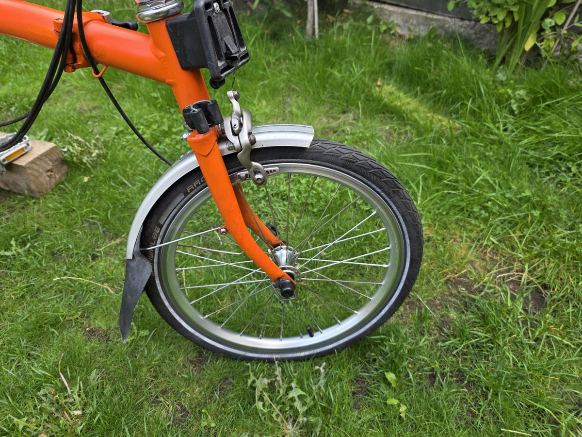 Brompton 6-speed folding bike 2013 with rear rack