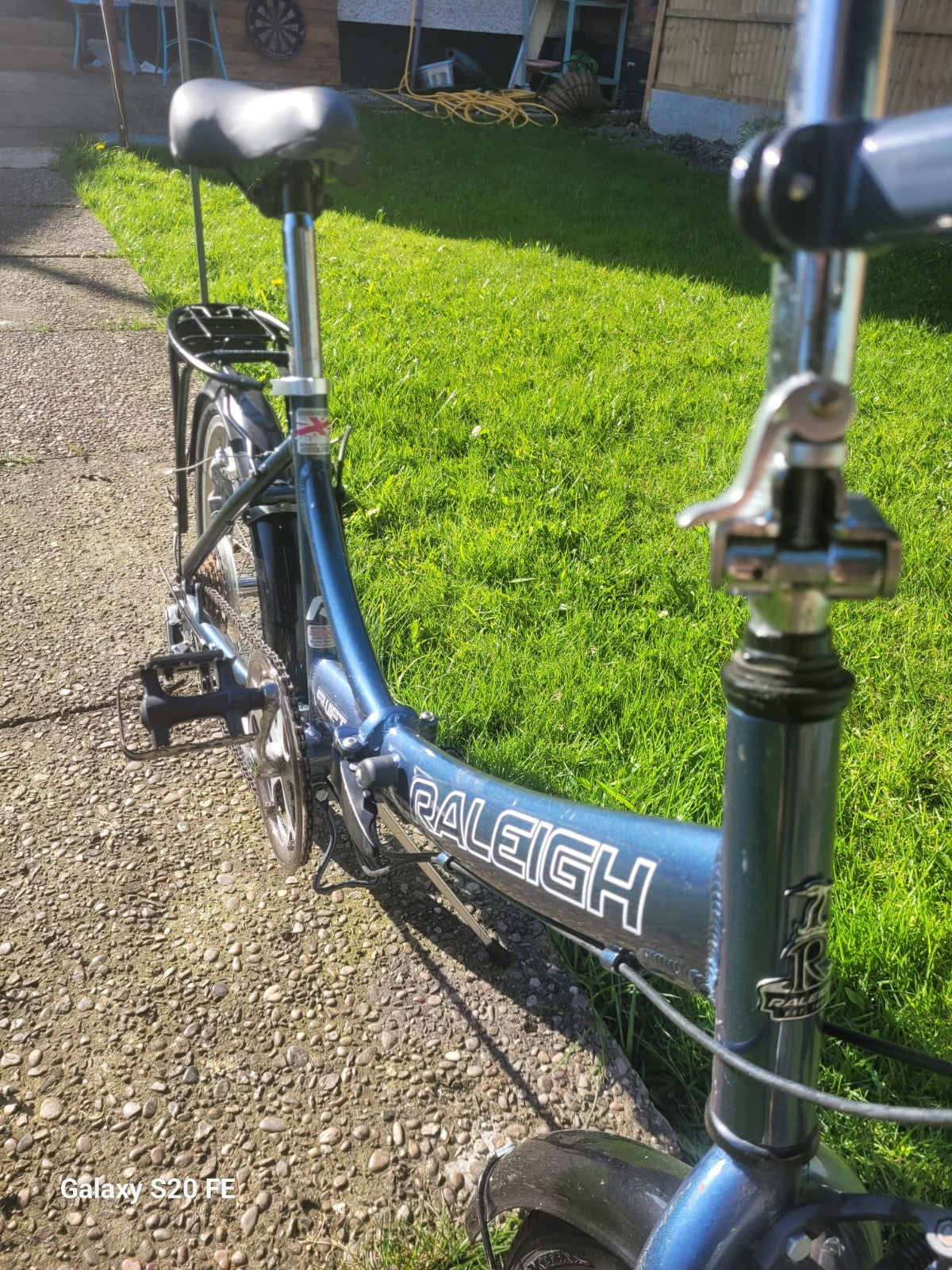 Fold Up Bicycle Raleigh Foldaway Bike. Recycling project, needs service
