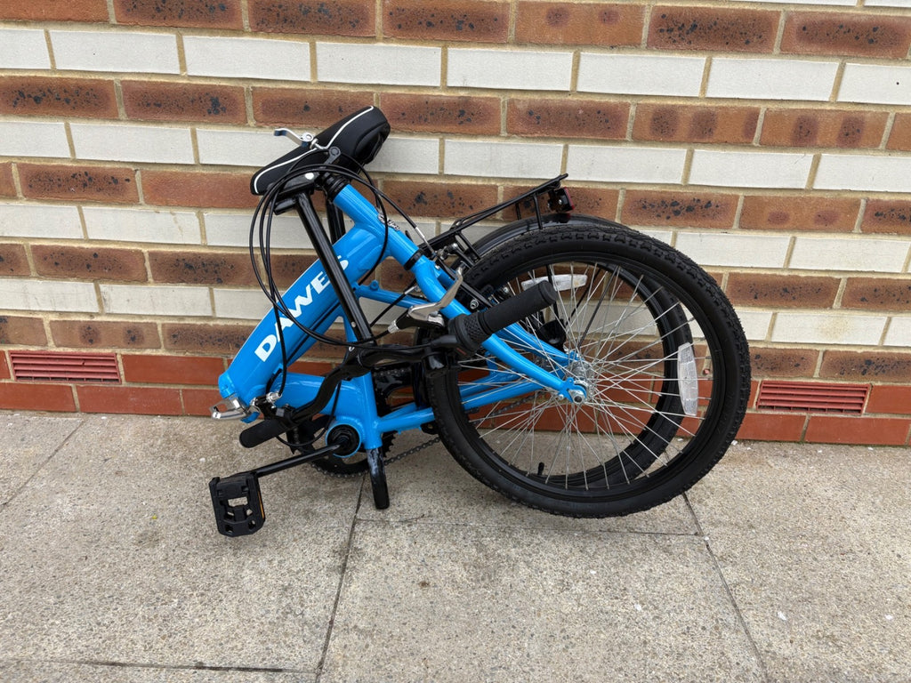 Dawes Diamond 20 inch folding bike, blue, very good condition