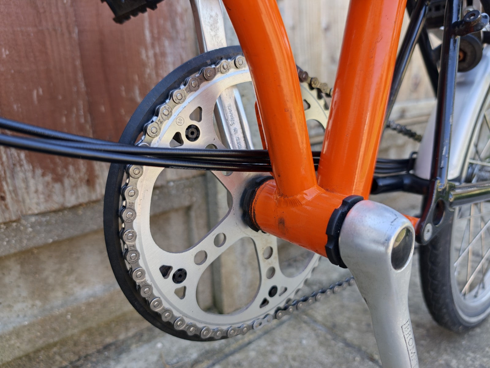 Restored Classic Brompton M3L (2004) Rare Factory Orange & Black -Fully Serviced