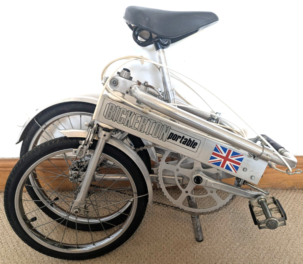 Vintage 1980 Bickerton Portable Folding Bike Compact Portable Excellent