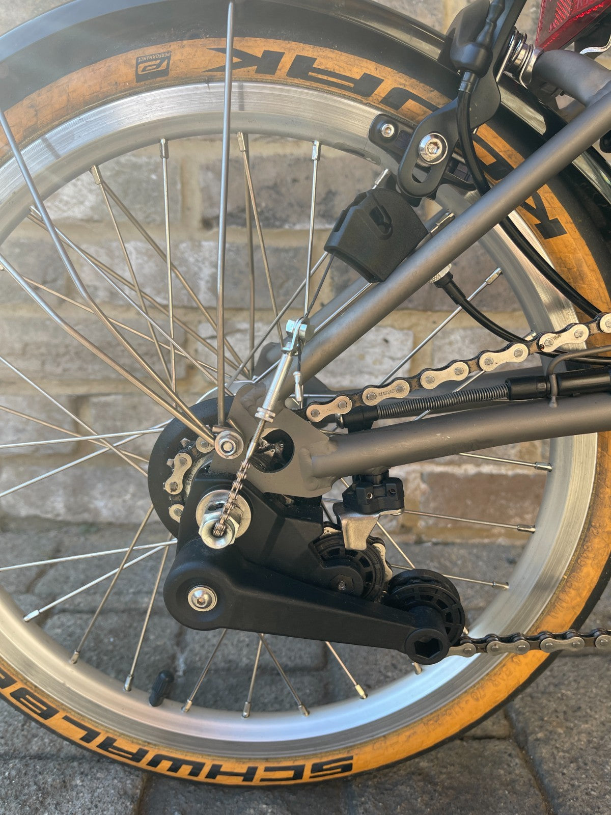 Brompton Raw Lacquer Superlight - Titanium - RARE S6L-X WORLD POSTAGE - STUNNING