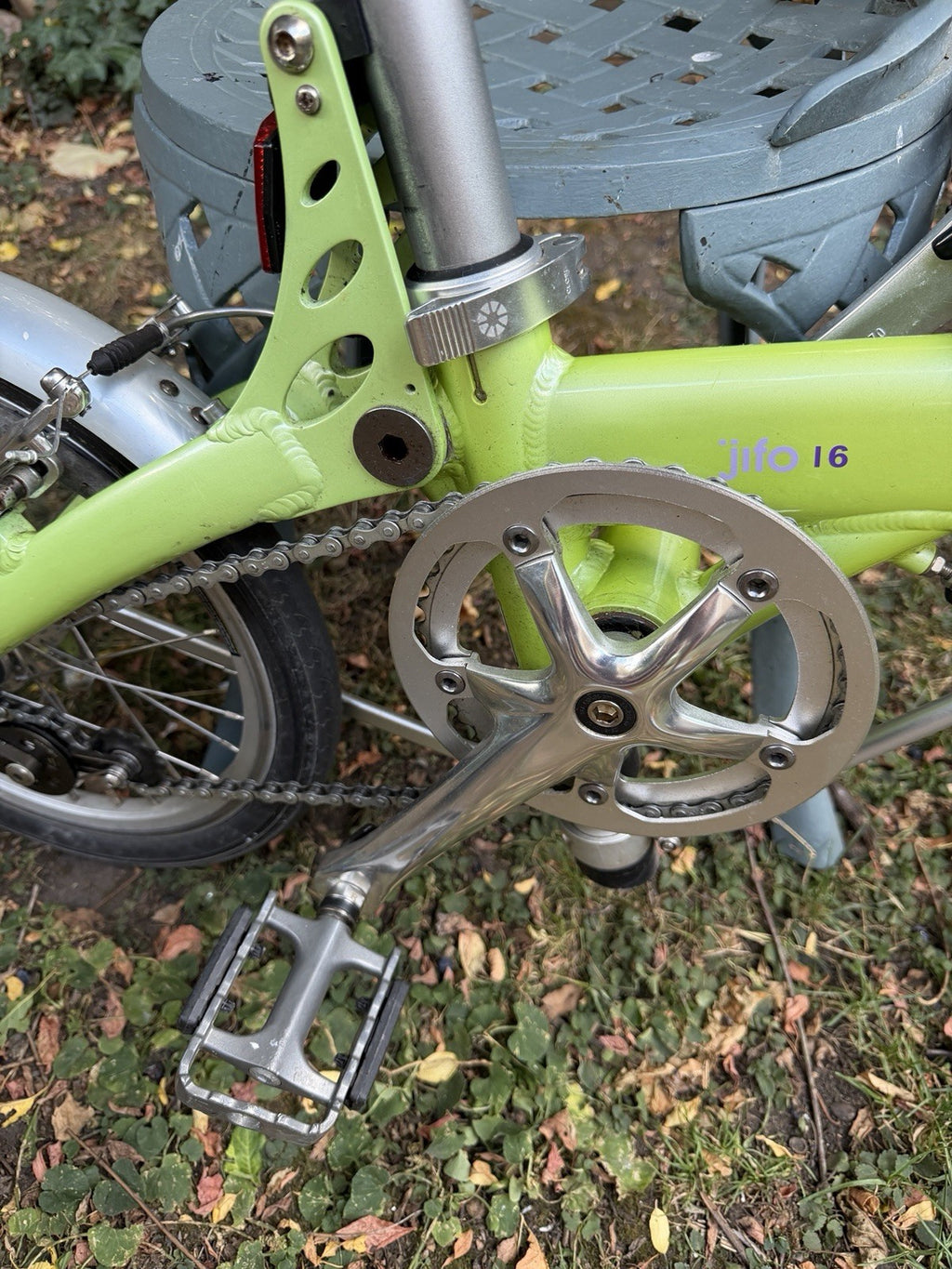 Dahon Jifo 16 Folding Bike 16in Wheels Green/Silver Flat Bar